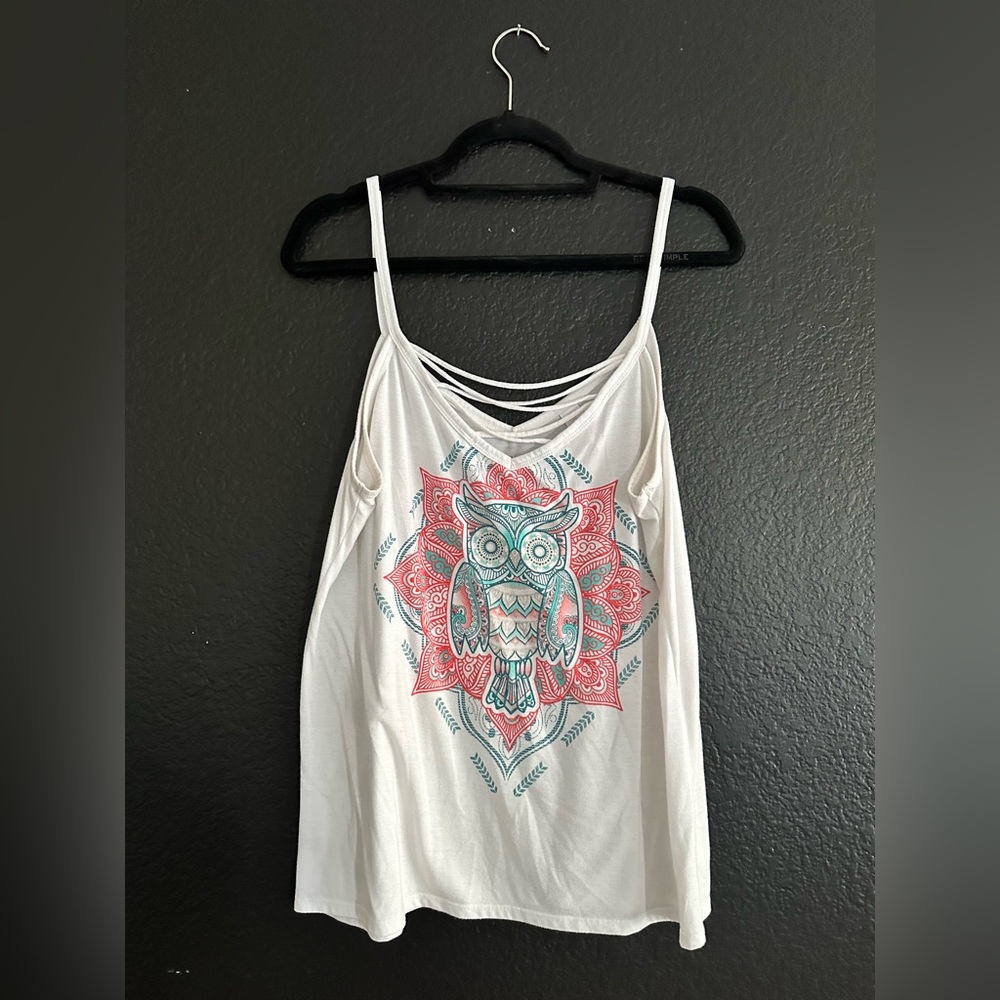 Tank top with Owl
